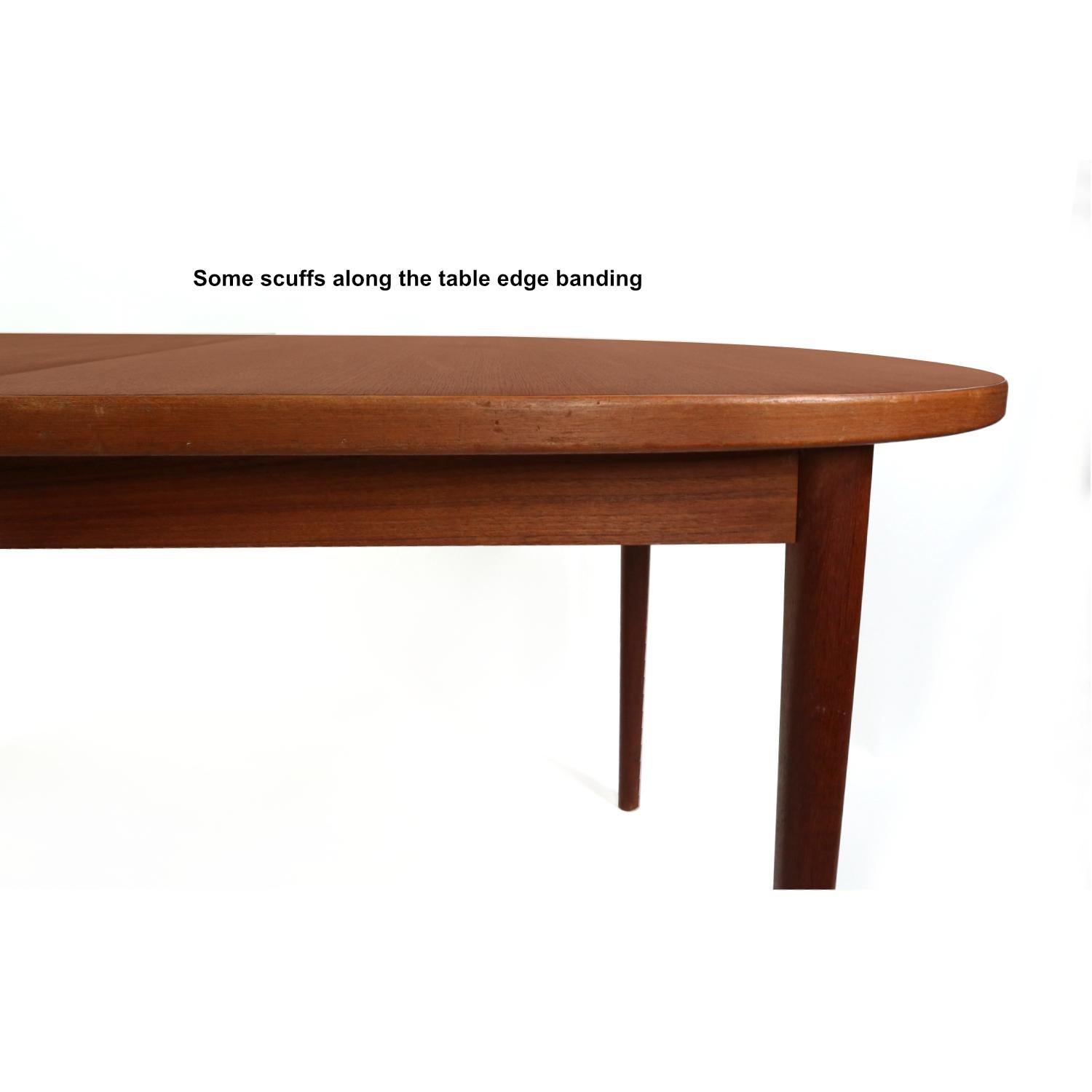 Swedish Nils Jonsson for Troeds Vintage Expanding Oval Teak Dining Table 2