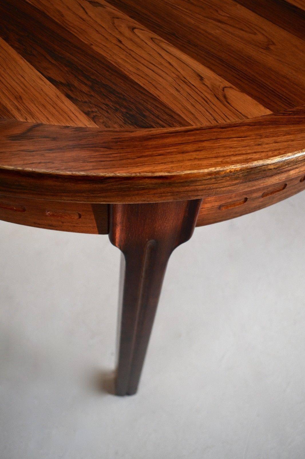 Danish Swedish Nils Jonsson Rosewood Oval Dining Table Midcentury, 1960s For Sale