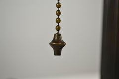 Swedish Nordic Classicism Table Lamp with Opaline Glass Dome Shade, 1920s–1930s