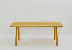 Swedish Oak Bench by Carl Gustaf Boulogner for Ab Bröderna Wigells Stolfabrik