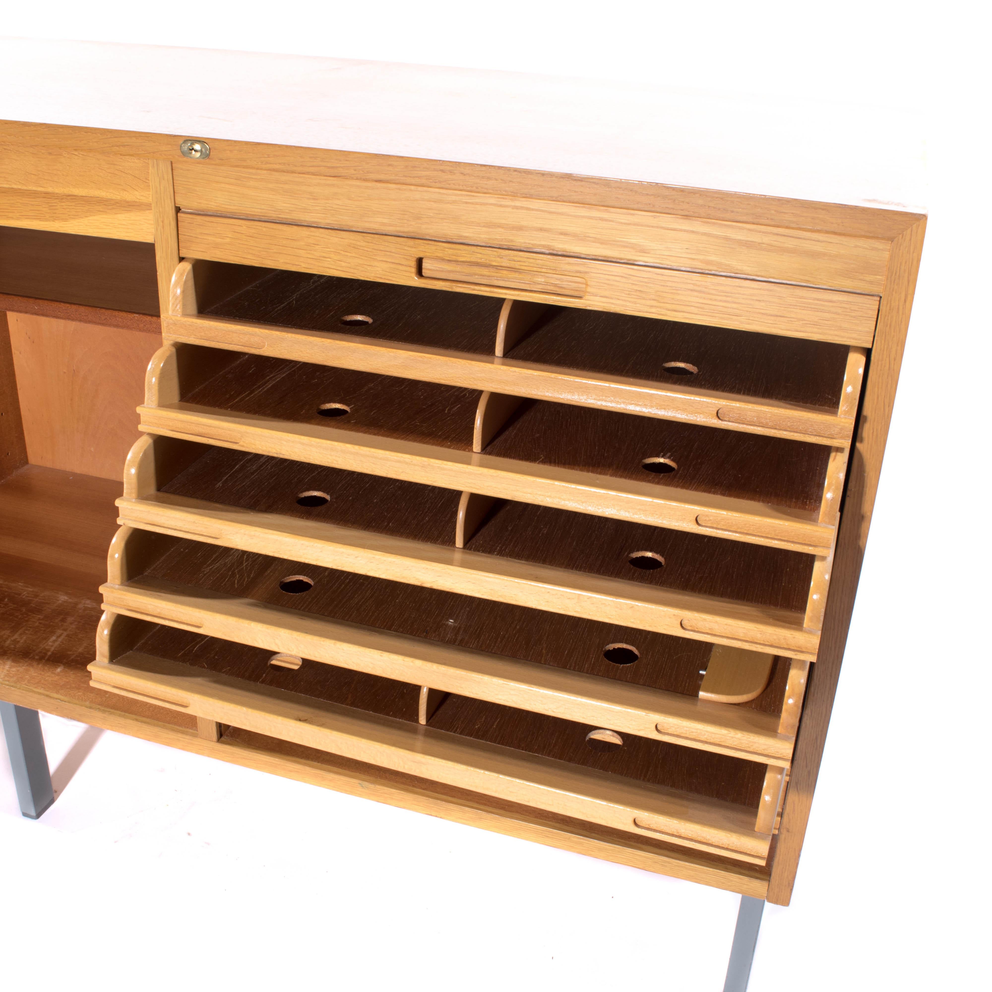 Mid-Century Modern Swedish Oak Sideboard For Sale