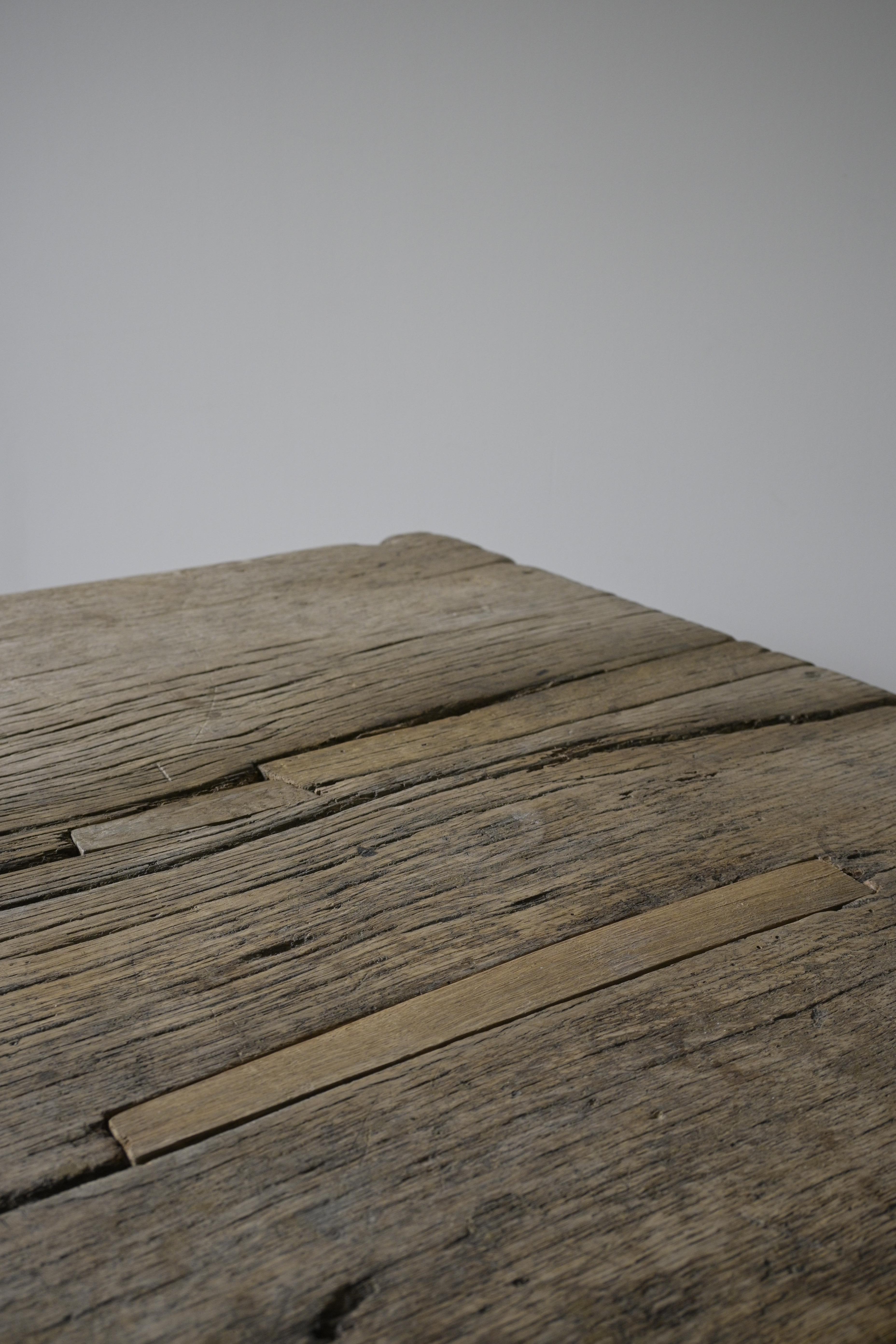 Tavolo a cavalletto svedese in Oak della fine del XVIII secolo in vendita 7