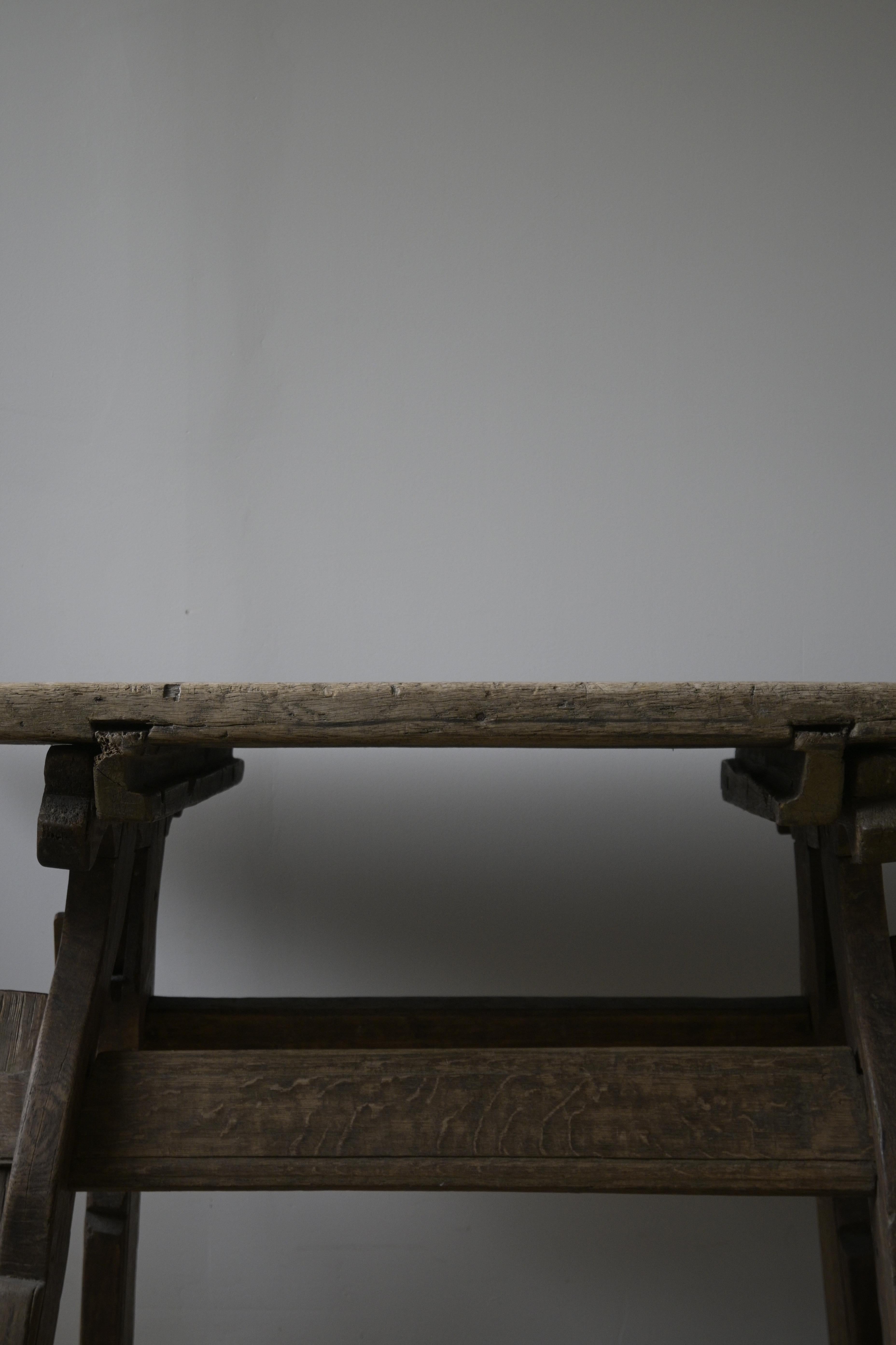 Tavolo a cavalletto svedese in Oak della fine del XVIII secolo in vendita 12