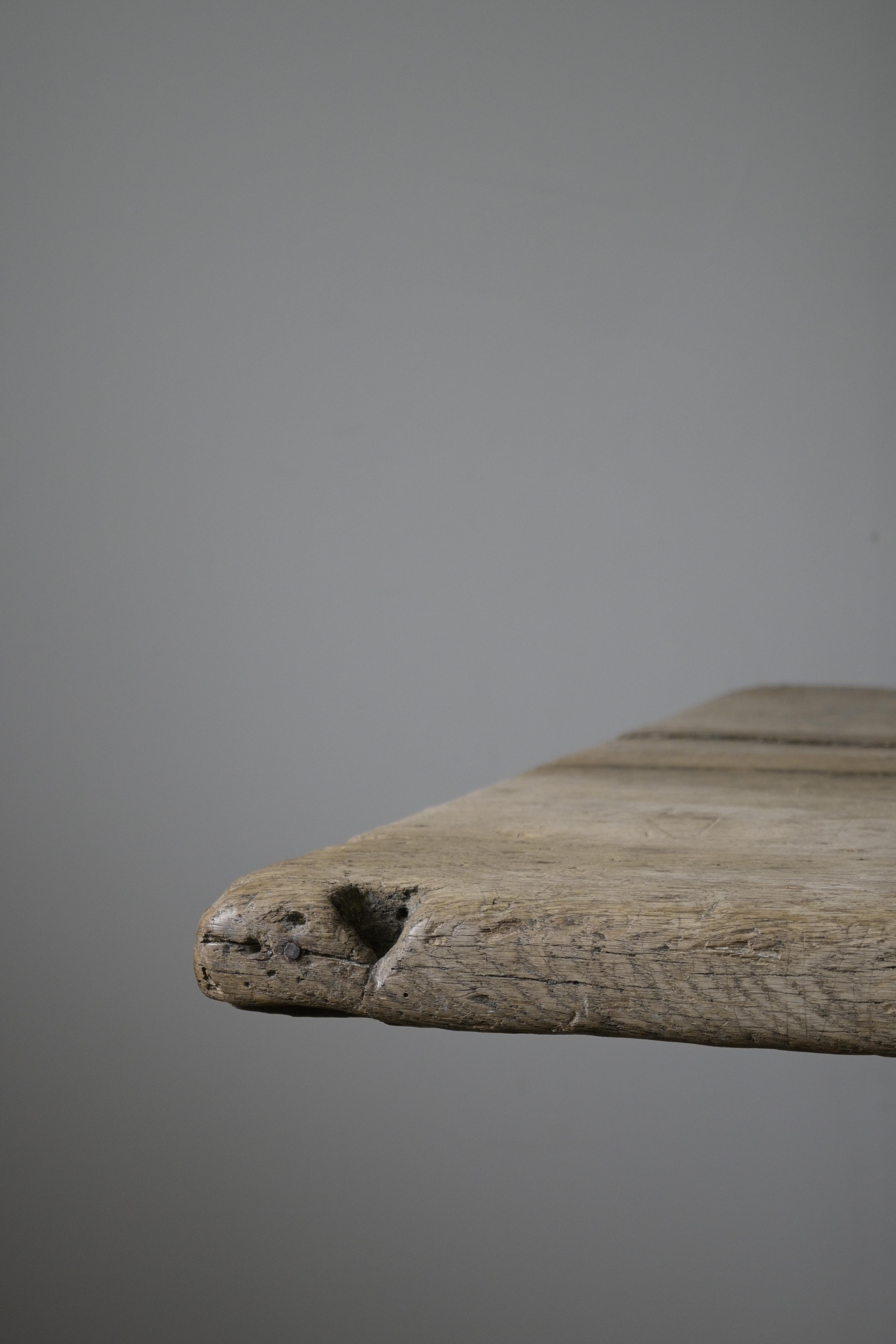 Quercia Tavolo a cavalletto svedese in Oak della fine del XVIII secolo in vendita