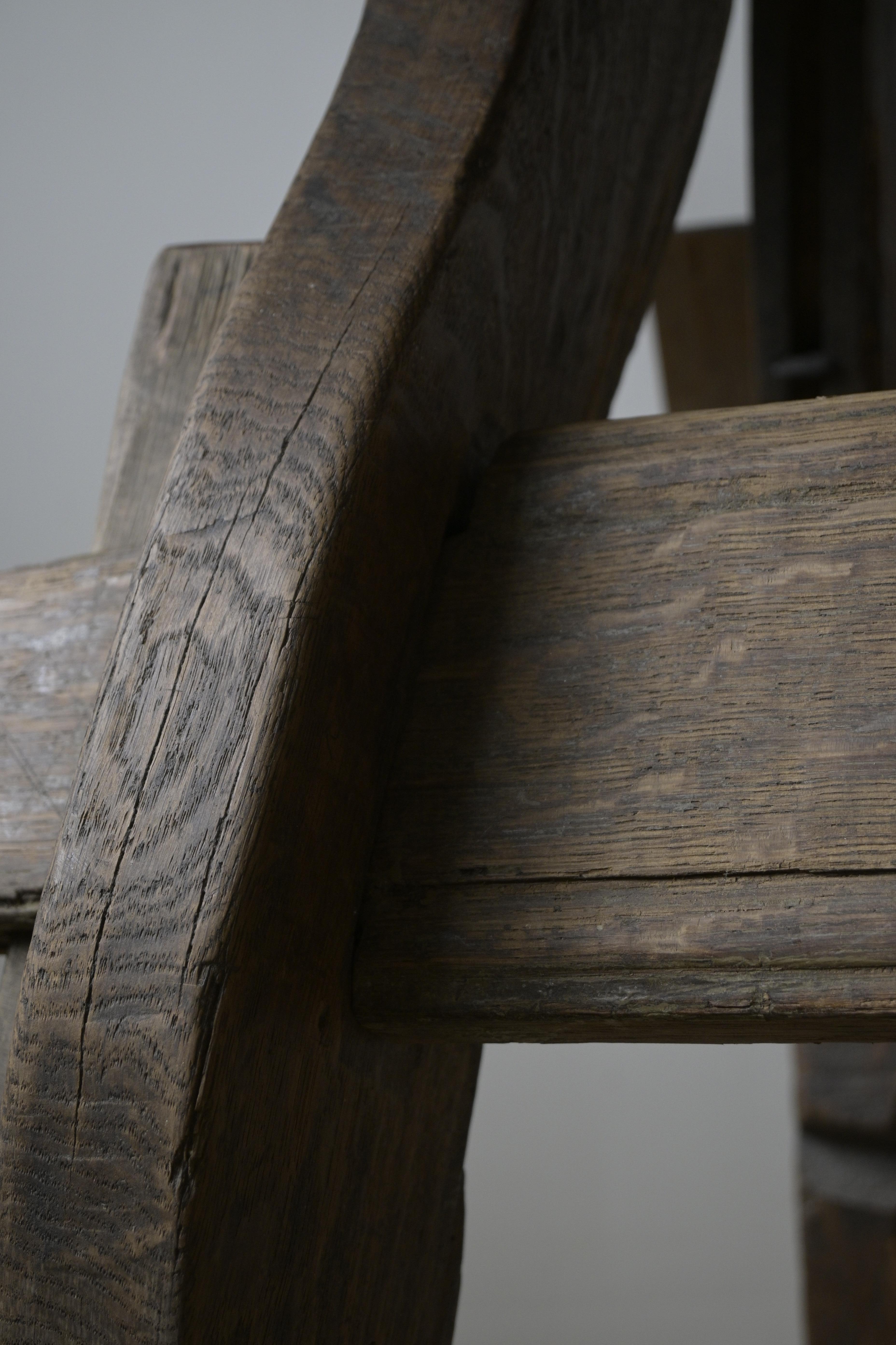 Tavolo a cavalletto svedese in Oak della fine del XVIII secolo in vendita 1