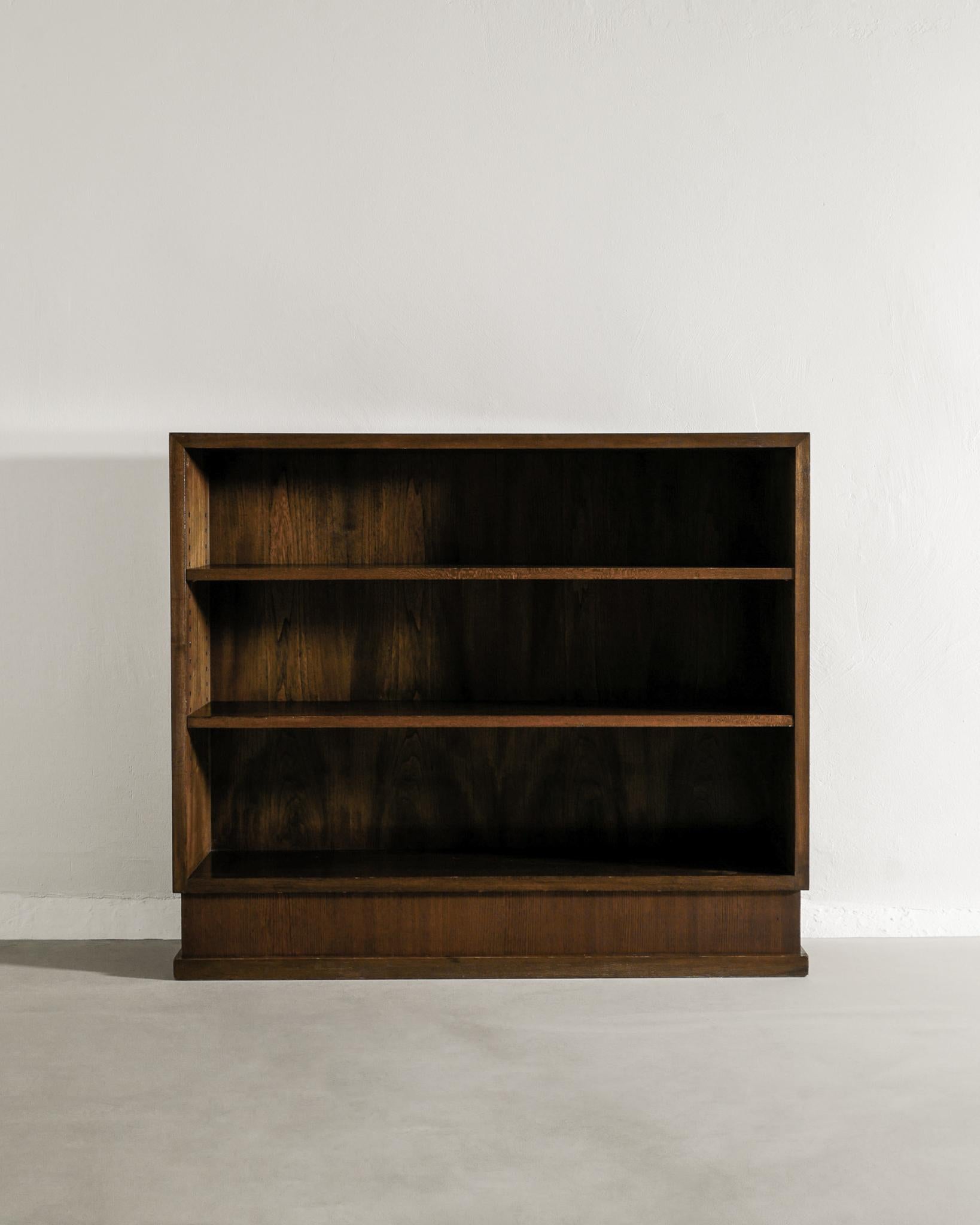 Very rare Swedish early mid century wooden bookcase model 
