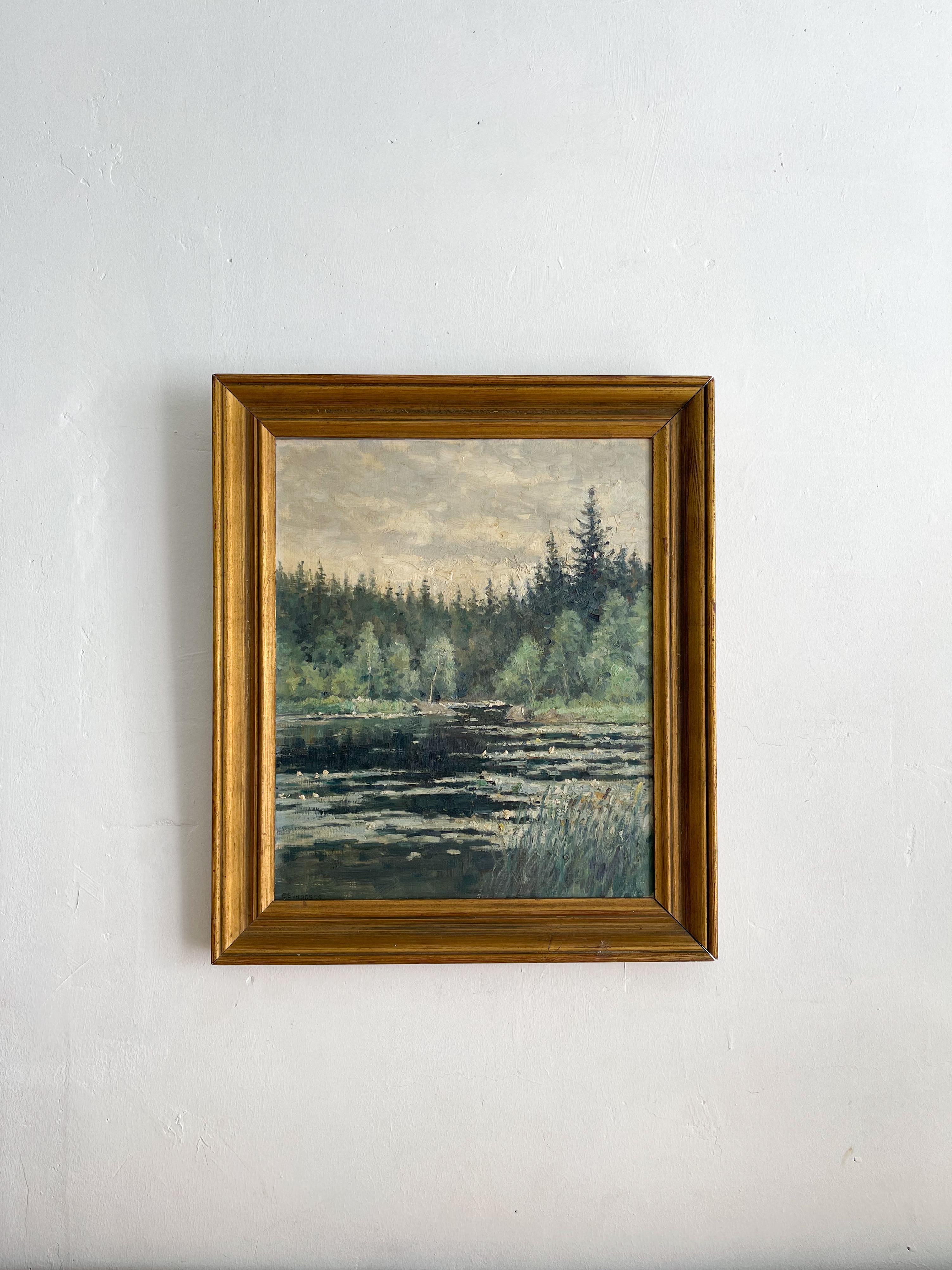 Per Sundberg est un artiste suédois né en 1887 et décédé en 1968. Ce paysage, d'une qualité exceptionnelle, est l'un de ses premiers travaux.

De nombreuses galeries et musées importants, tels que Magasin III Stockholm, ont présenté les œuvres de