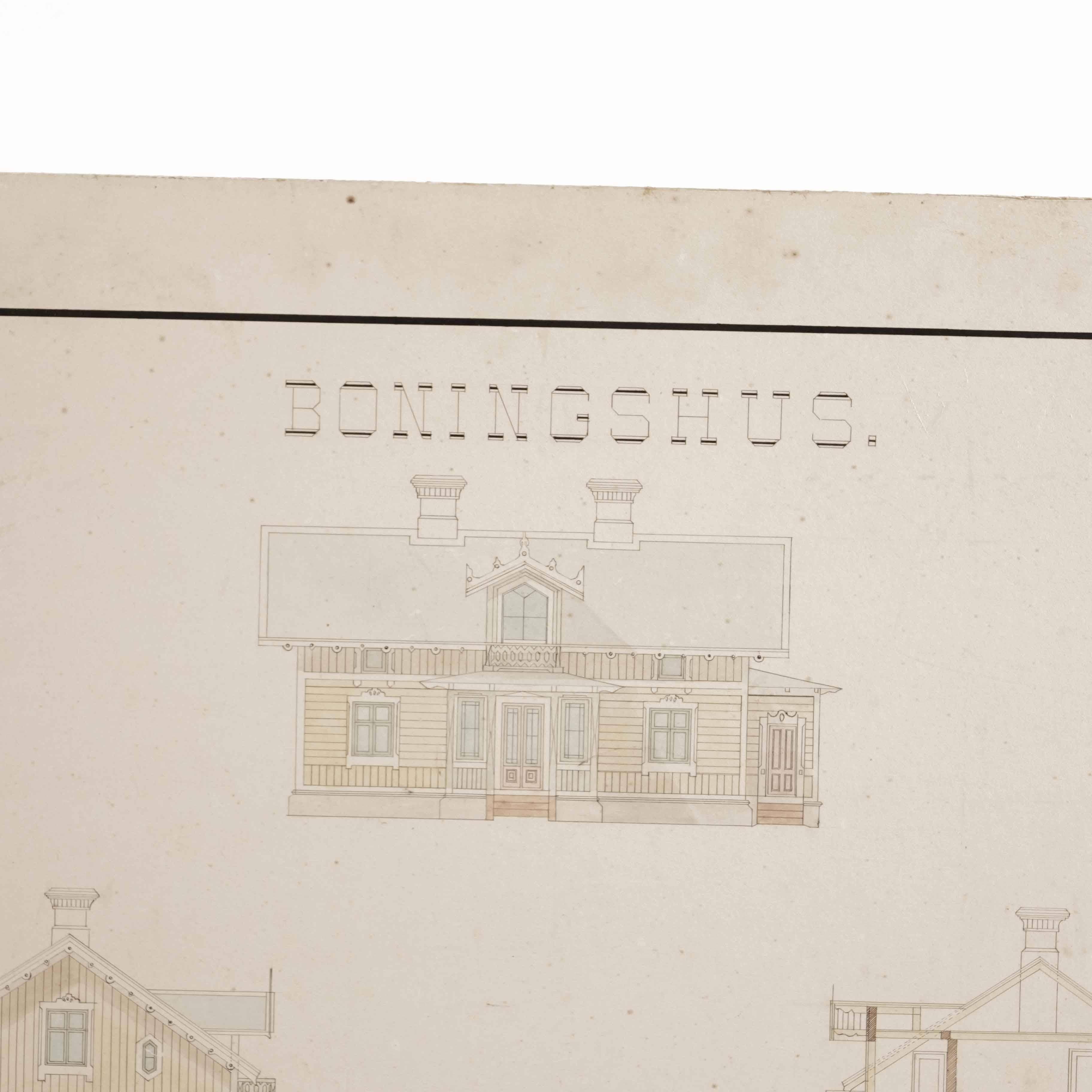 Drawn by Hugo Eriksson in 1912 in Waddö 16th February 1911. On thick paper. Stunning as unique wall art.