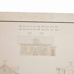 Swedish Original Architectural Drawing from 1911