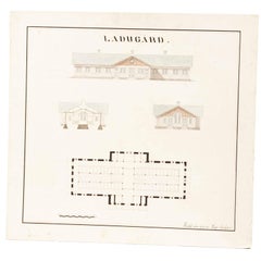 Swedish Original Architectural Drawing from 1911