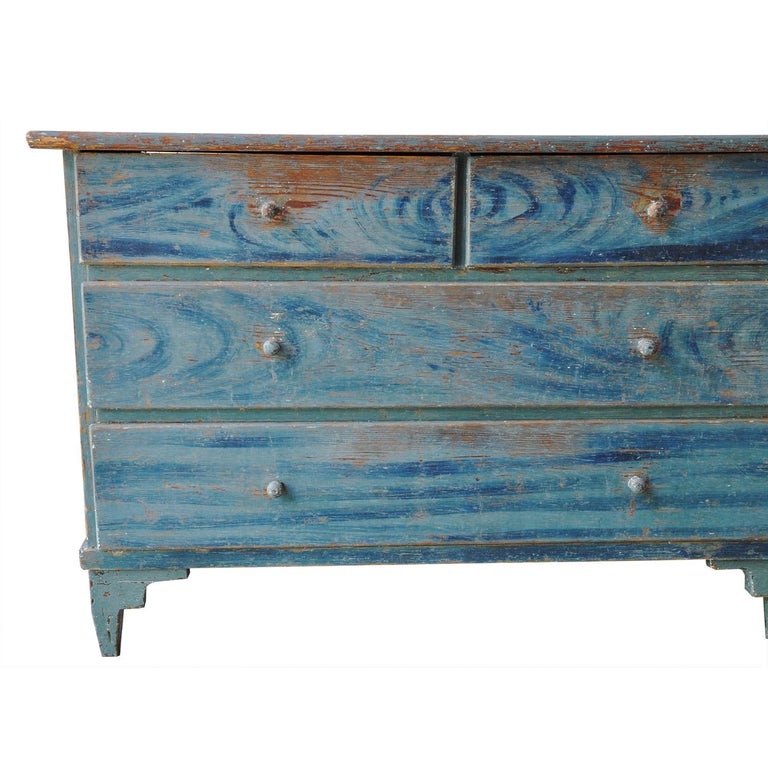 Swedish Original Paint Commode from Smaland For Sale at 1stDibs