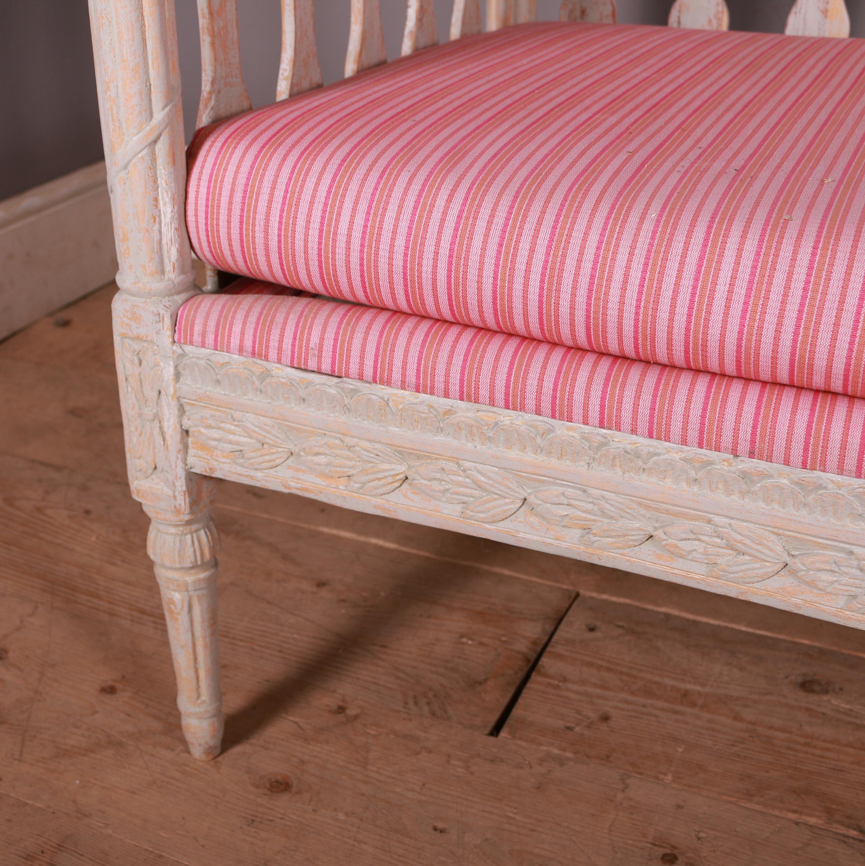 Swedish Original Painted Sofa In Good Condition In Leamington Spa, Warwickshire