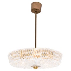 Swedish Orrefors Ceiling Fixture