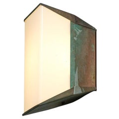Swedish Outdoor Wall Lamp in Patinated Copper 1960s Bo Raman, G781