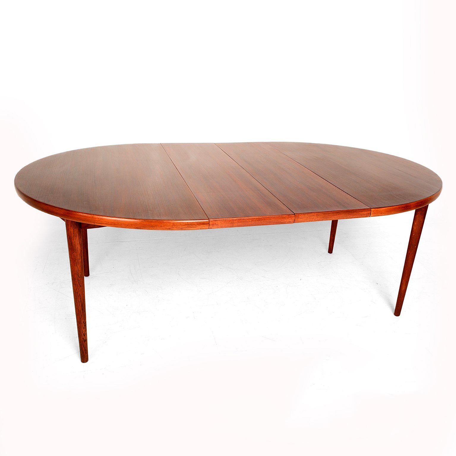 Mid-20th Century Swedish Oval Dining Table Scandinavian Modern