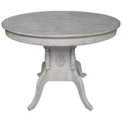 Swedish Oval Table with Rare Form