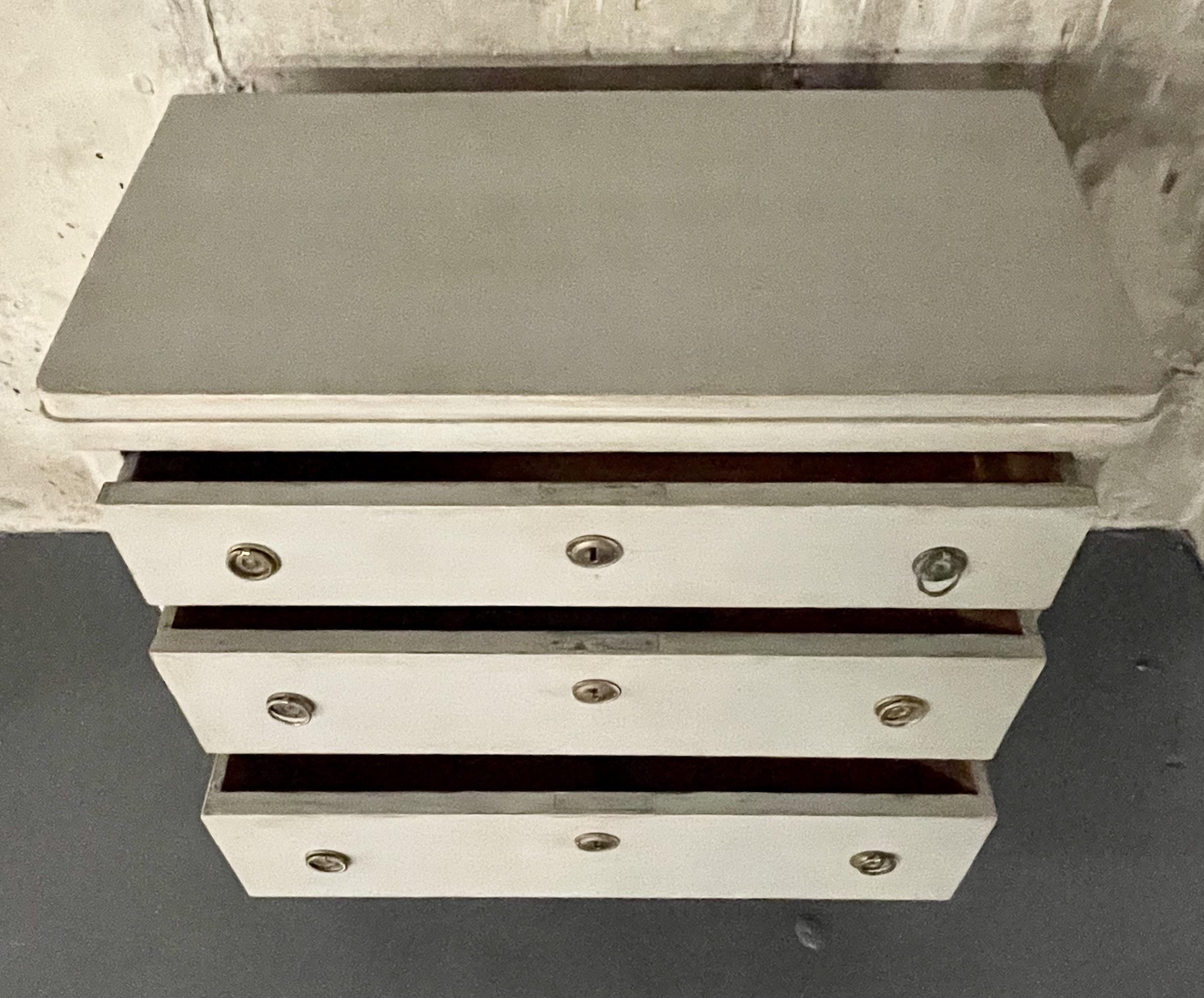 Swedish Paint Decorated Chest / Commode, Gustavian, 19th Century 6