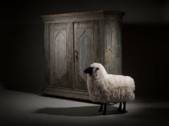 Swedish Painted Armoire dating from the 1700’s and remaining Unrestored