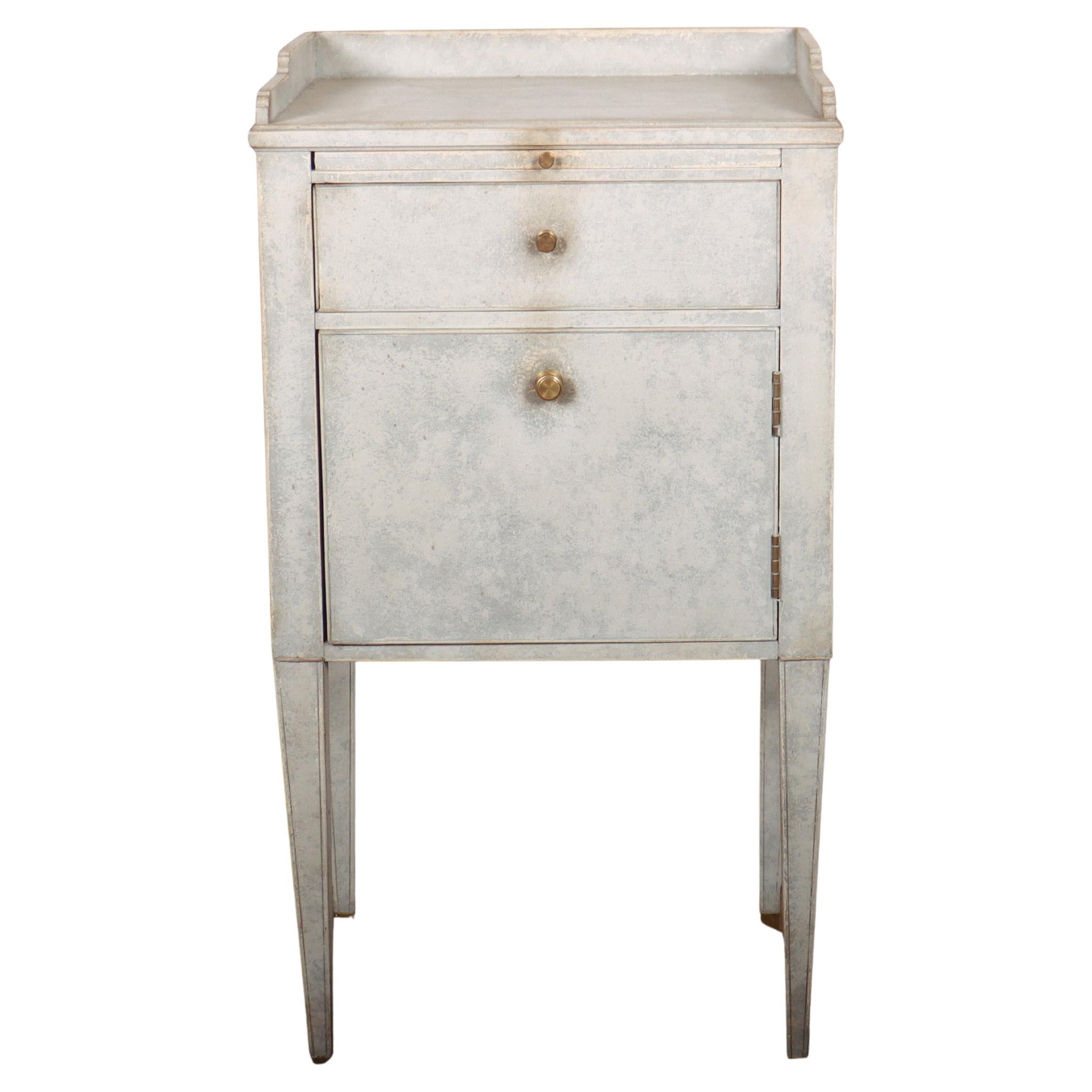 Swedish Painted Bedside Cabinet