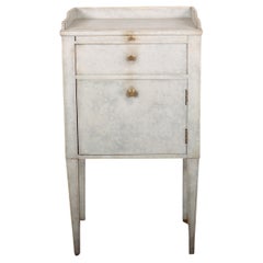 Swedish Painted Bedside Cabinet