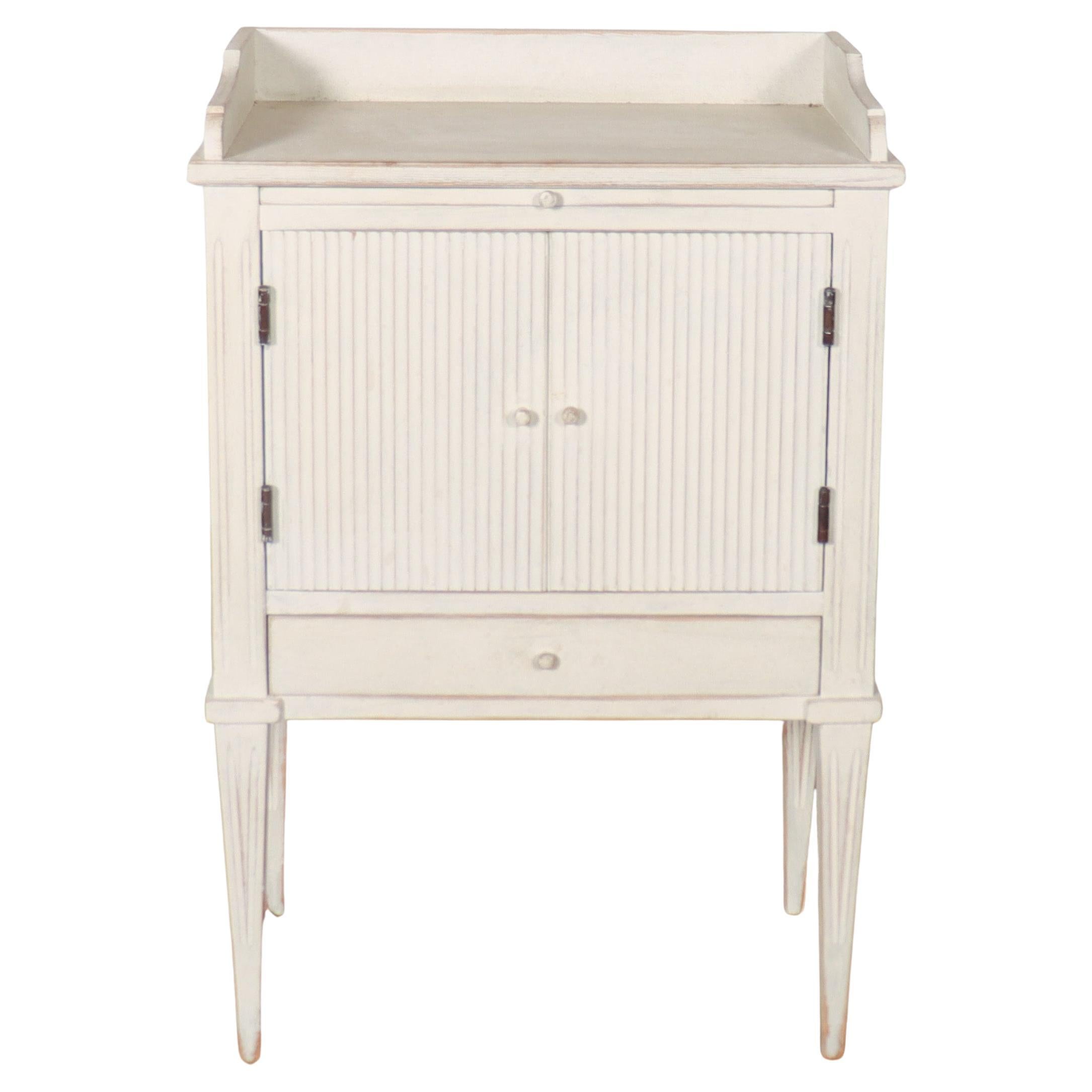Swedish Painted Bedside Cupboard