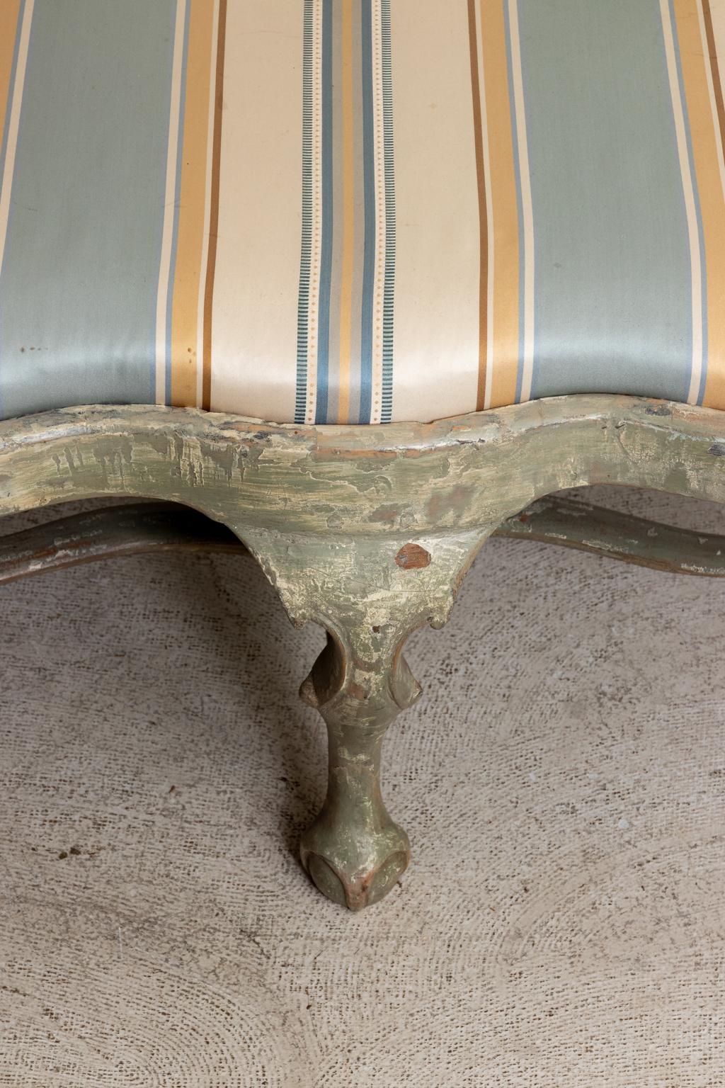 20th Century Swedish Painted Bench For Sale