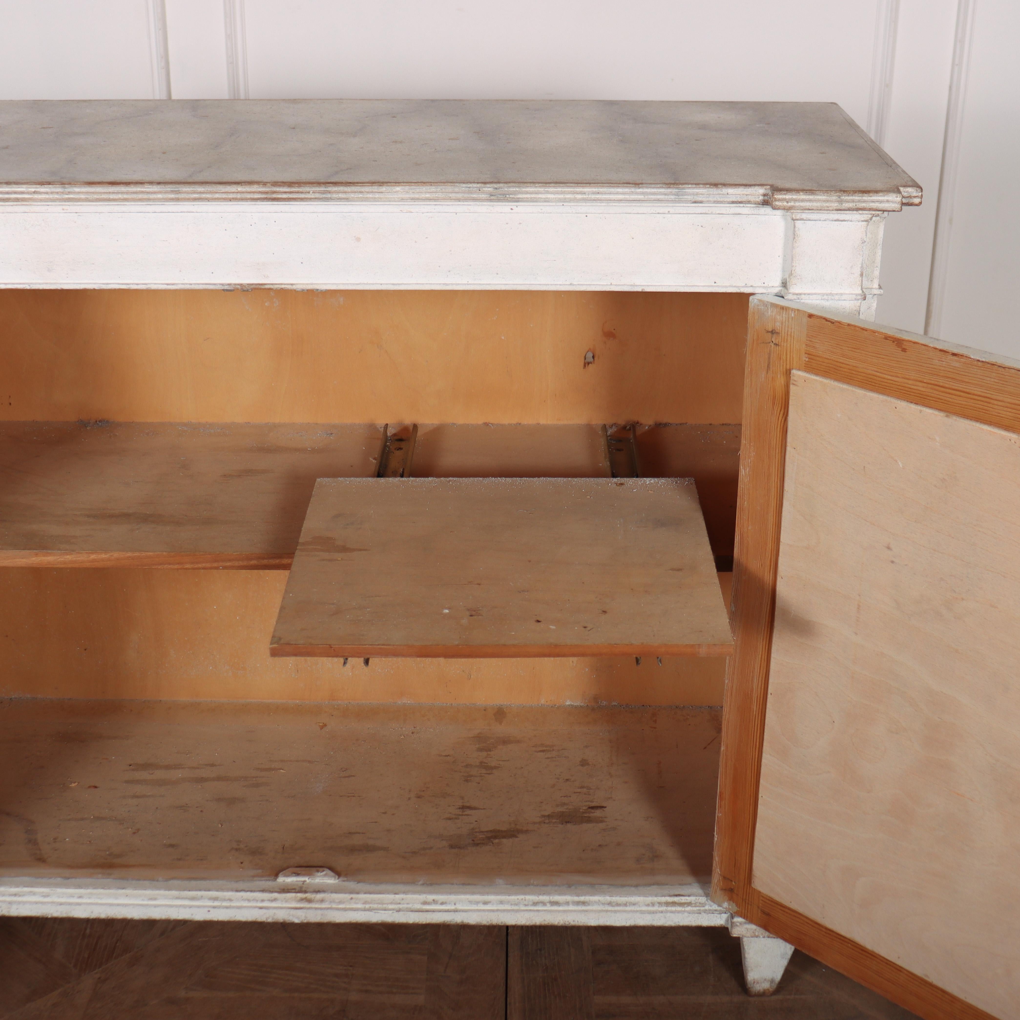 Swedish Painted Buffet For Sale 3