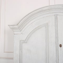 Swedish Painted Bureau Bookcase