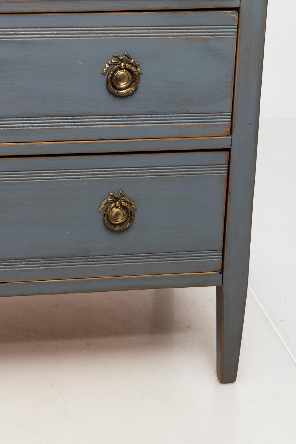 Gustavian Swedish Painted Chest of Drawers