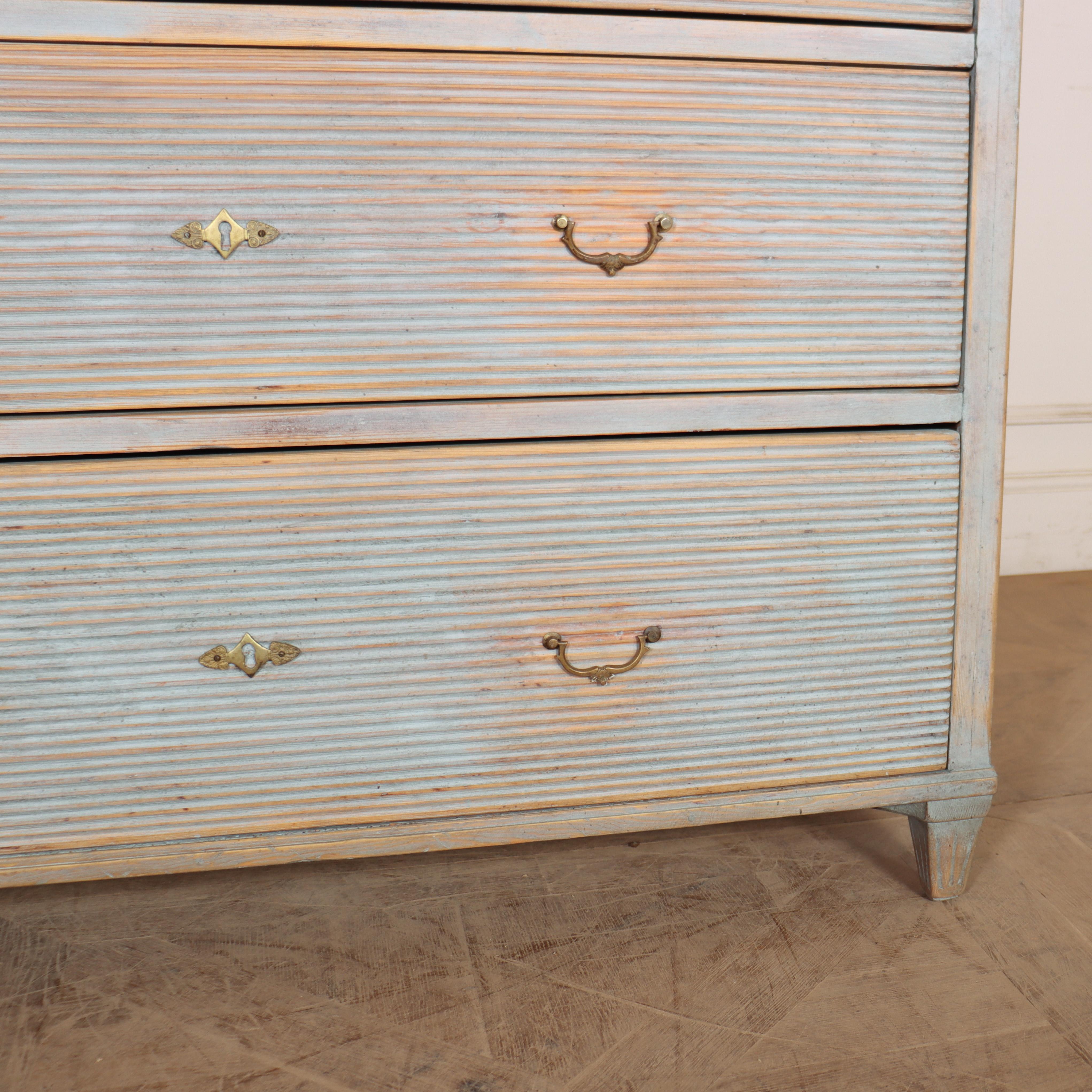 19th Century Swedish Painted Commode For Sale