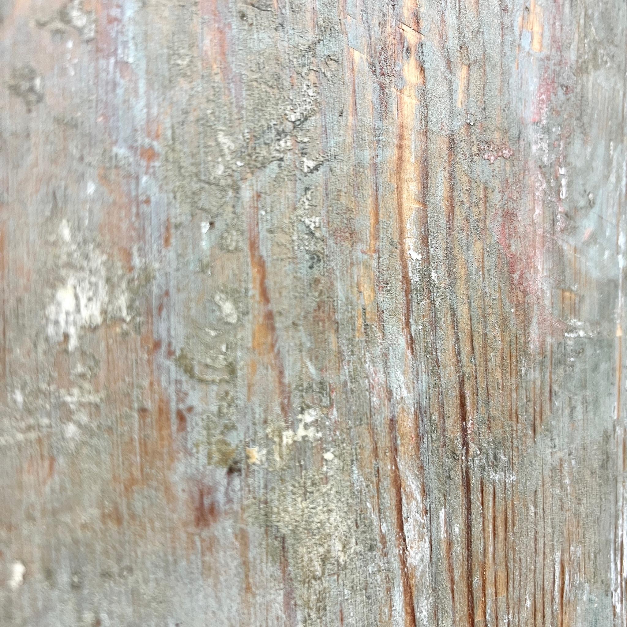 Armoire suédoise peinte vers 1860 Peinture originale en vente 9