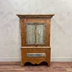 Swedish Painted Cupboard circa 1860 Original Paint
