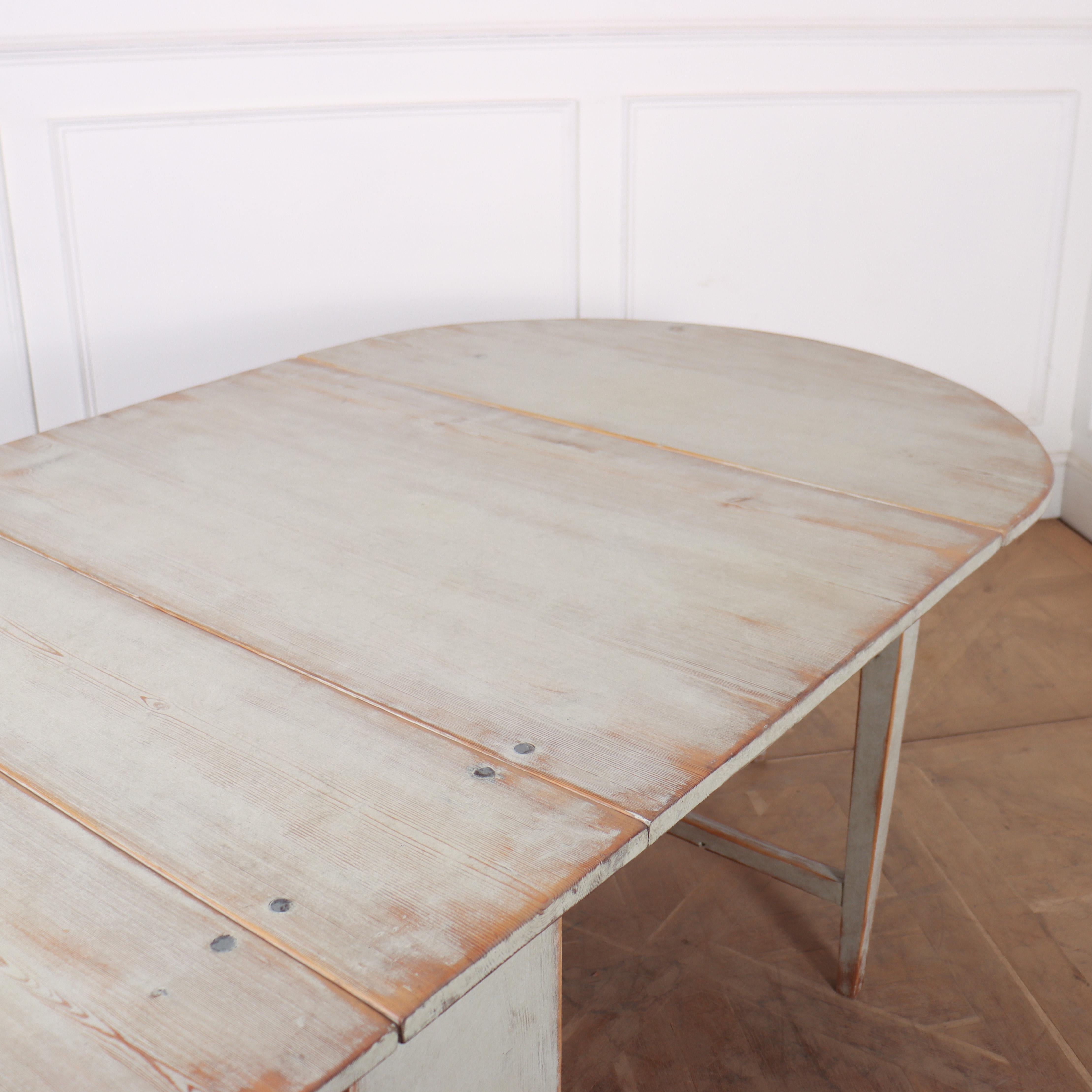 Swedish Painted Dining Table For Sale 1