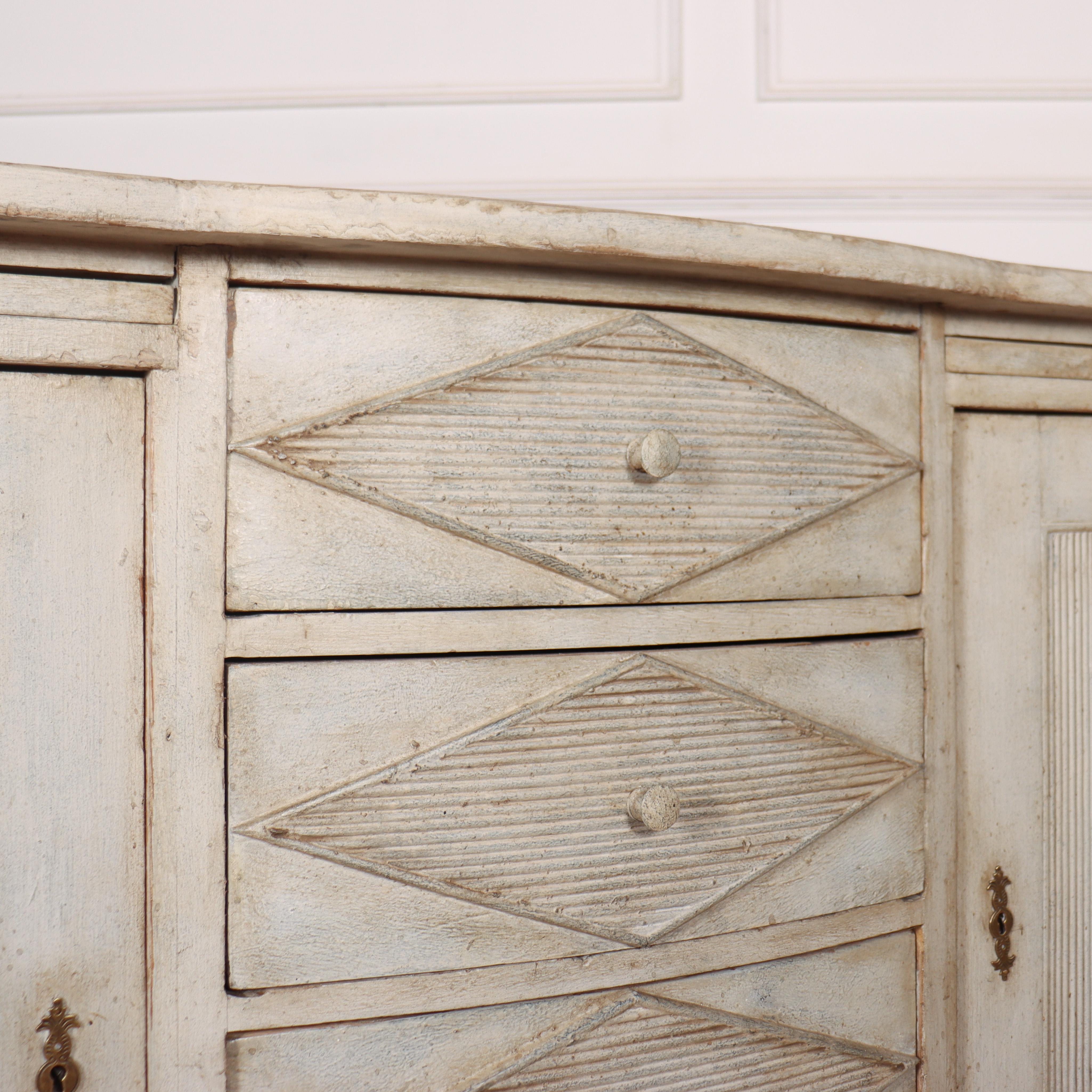 Swedish Painted Enfilade For Sale 6