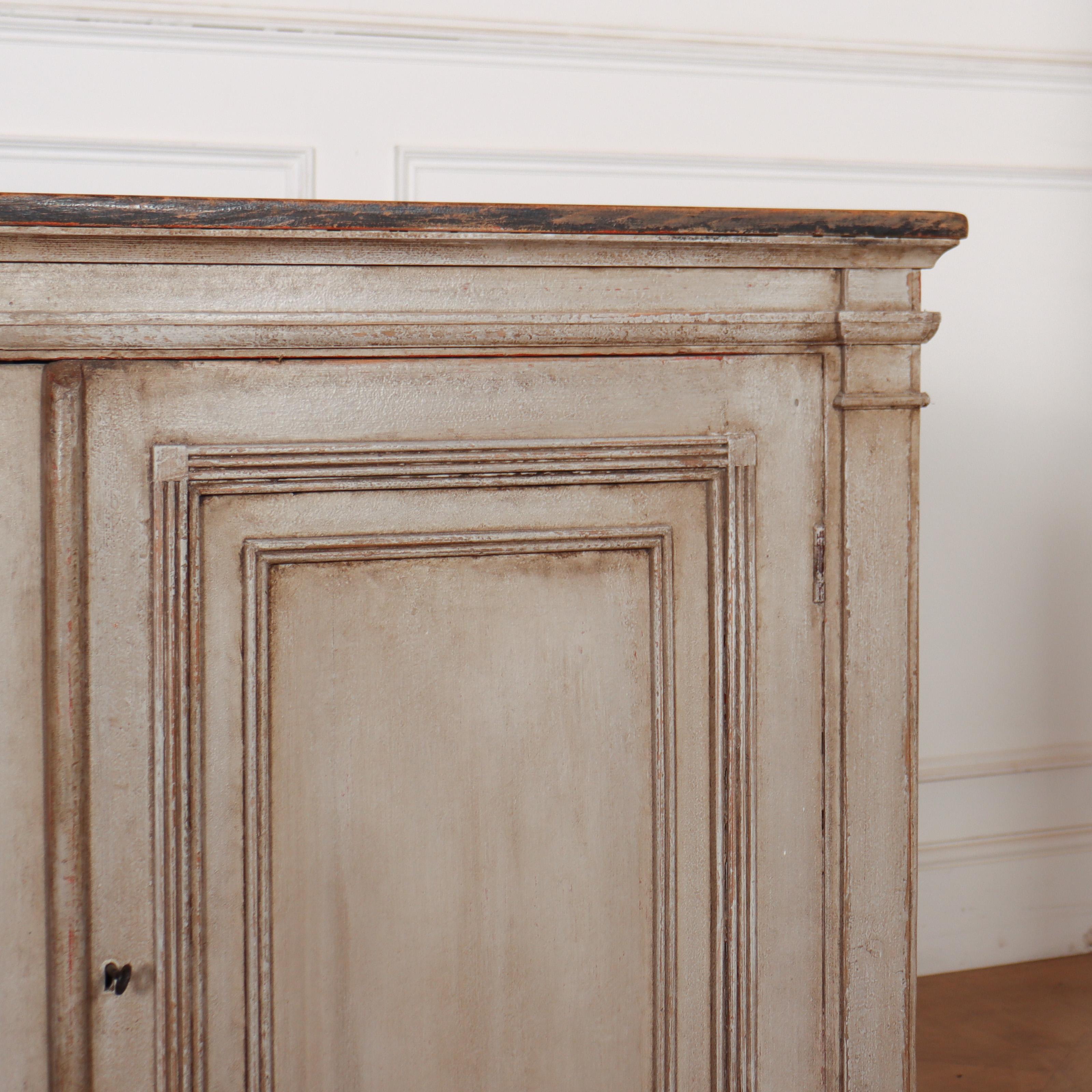 19th Century Swedish Painted Enfilade For Sale