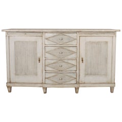 Swedish Painted Enfilade