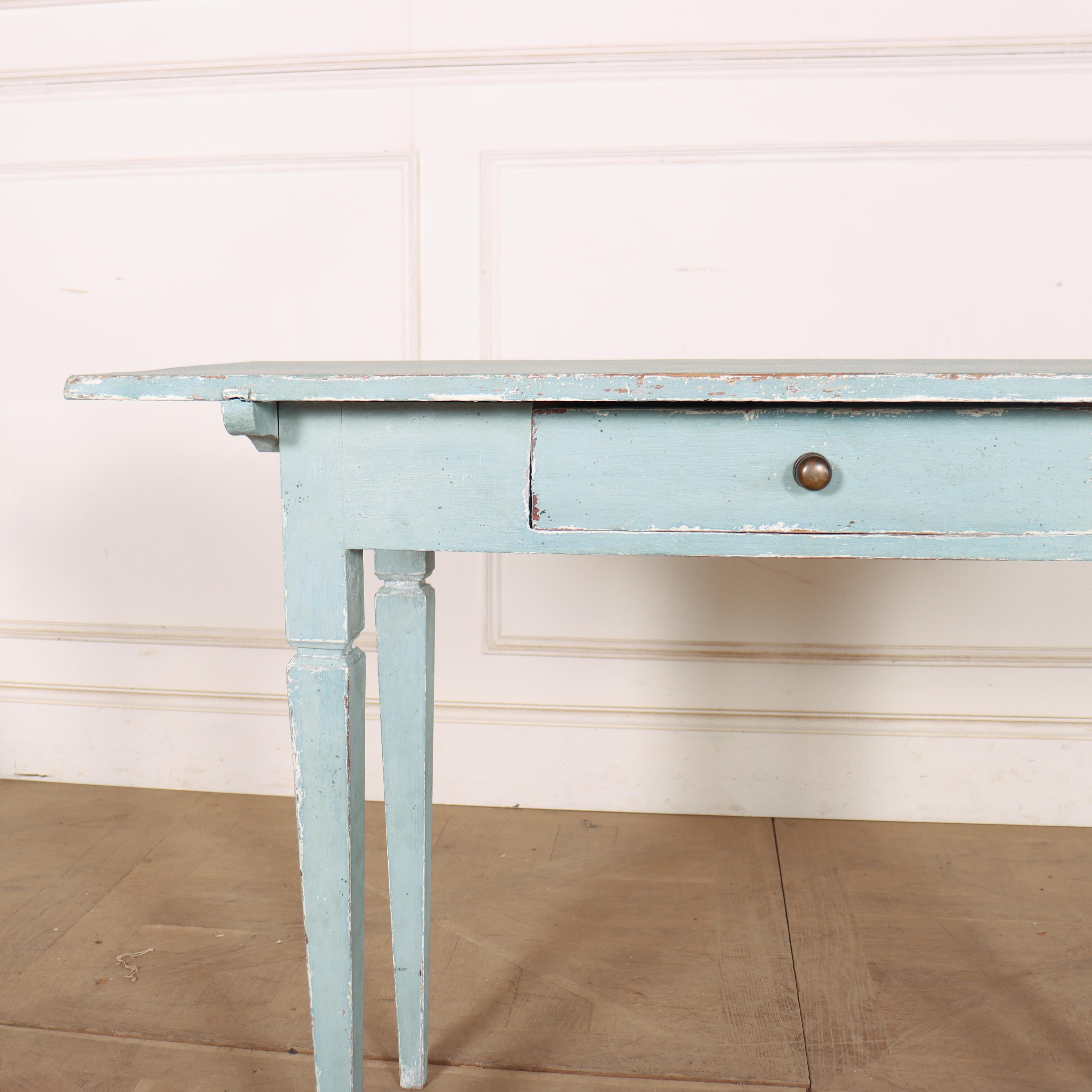 19th century Swedish painted one drawer pine lamp table. 1880. 


Code: 8896

Dimensions:
W: 43