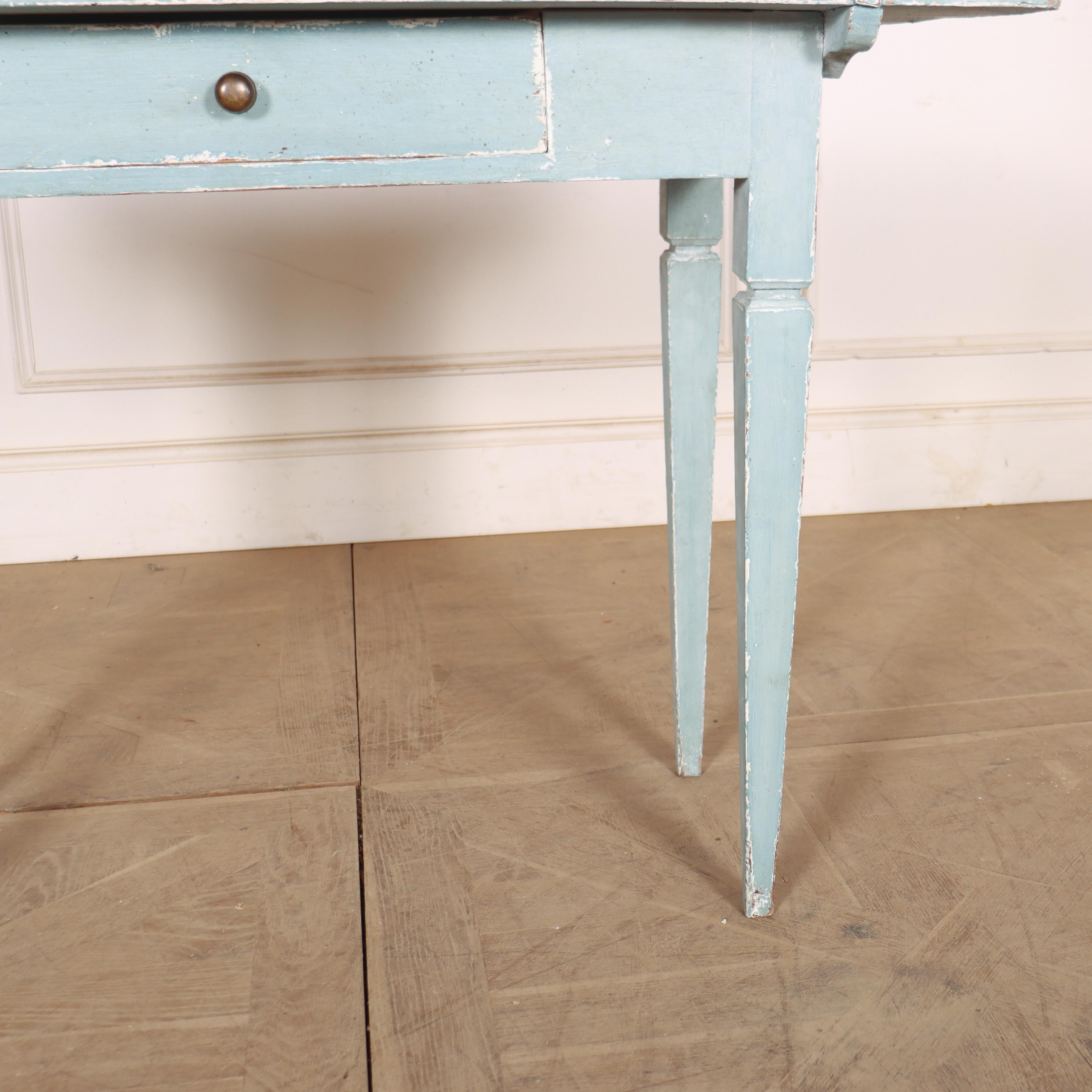 19th Century Swedish Painted Lamp Table For Sale