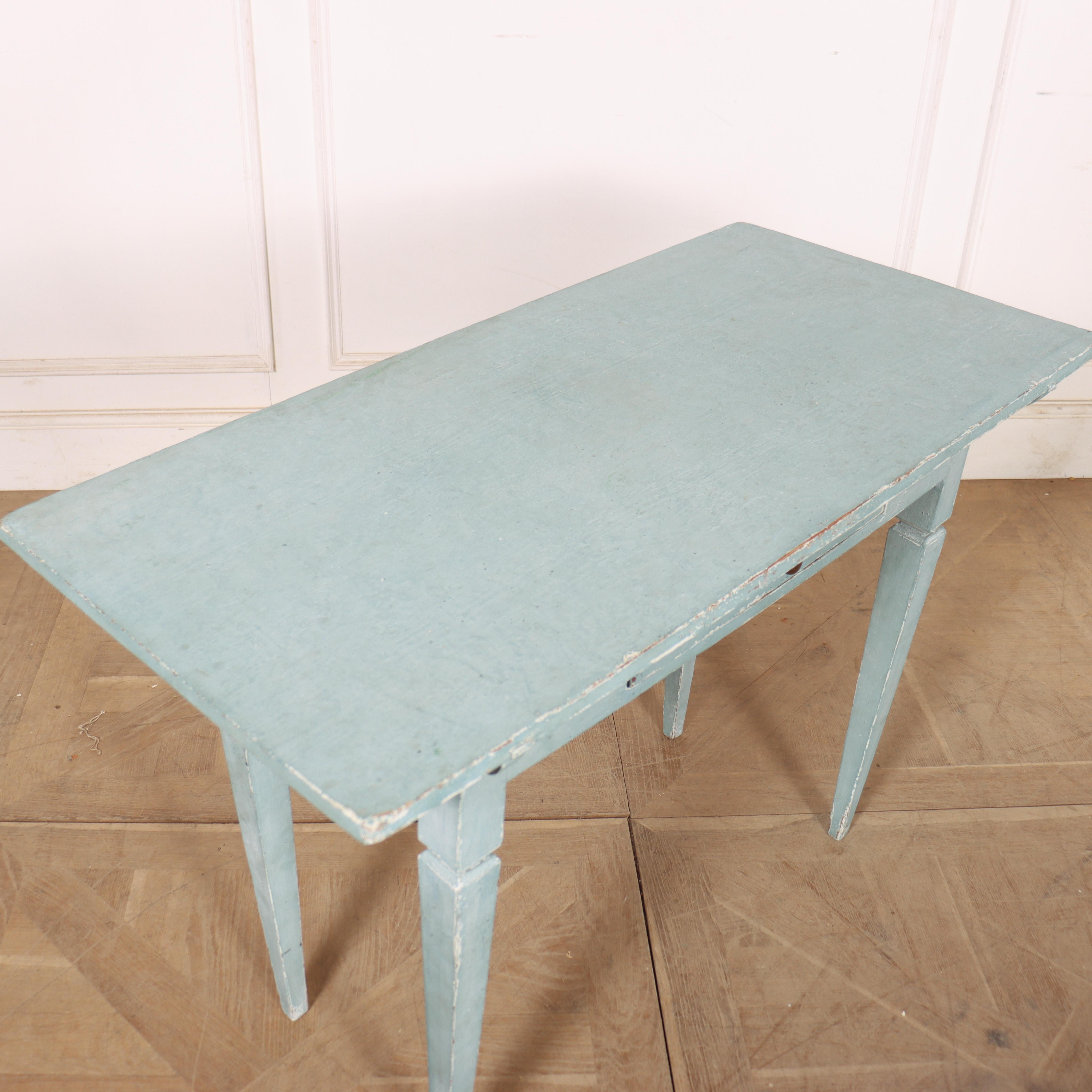 Swedish Painted Lamp Table For Sale 2