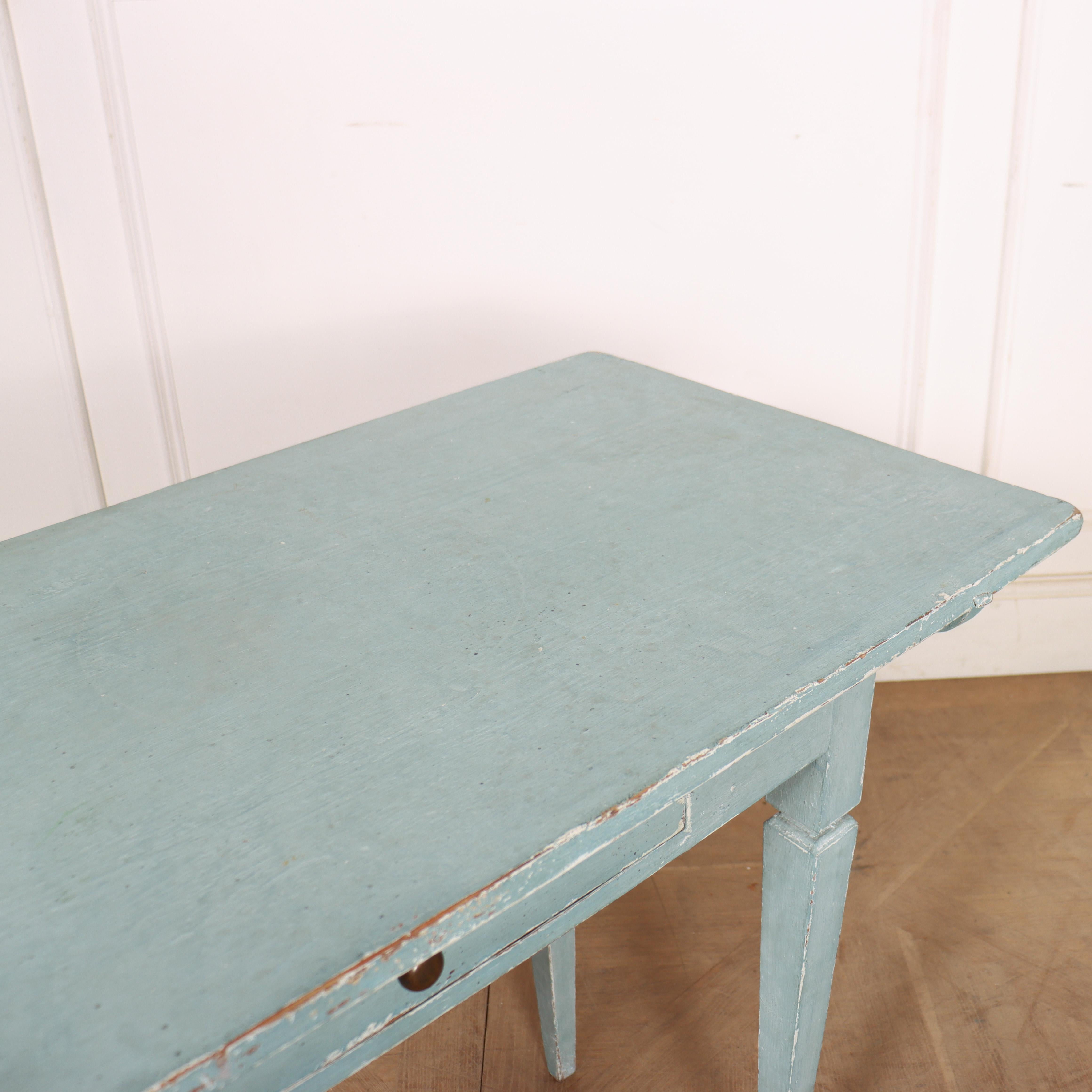 Swedish Painted Lamp Table For Sale 3