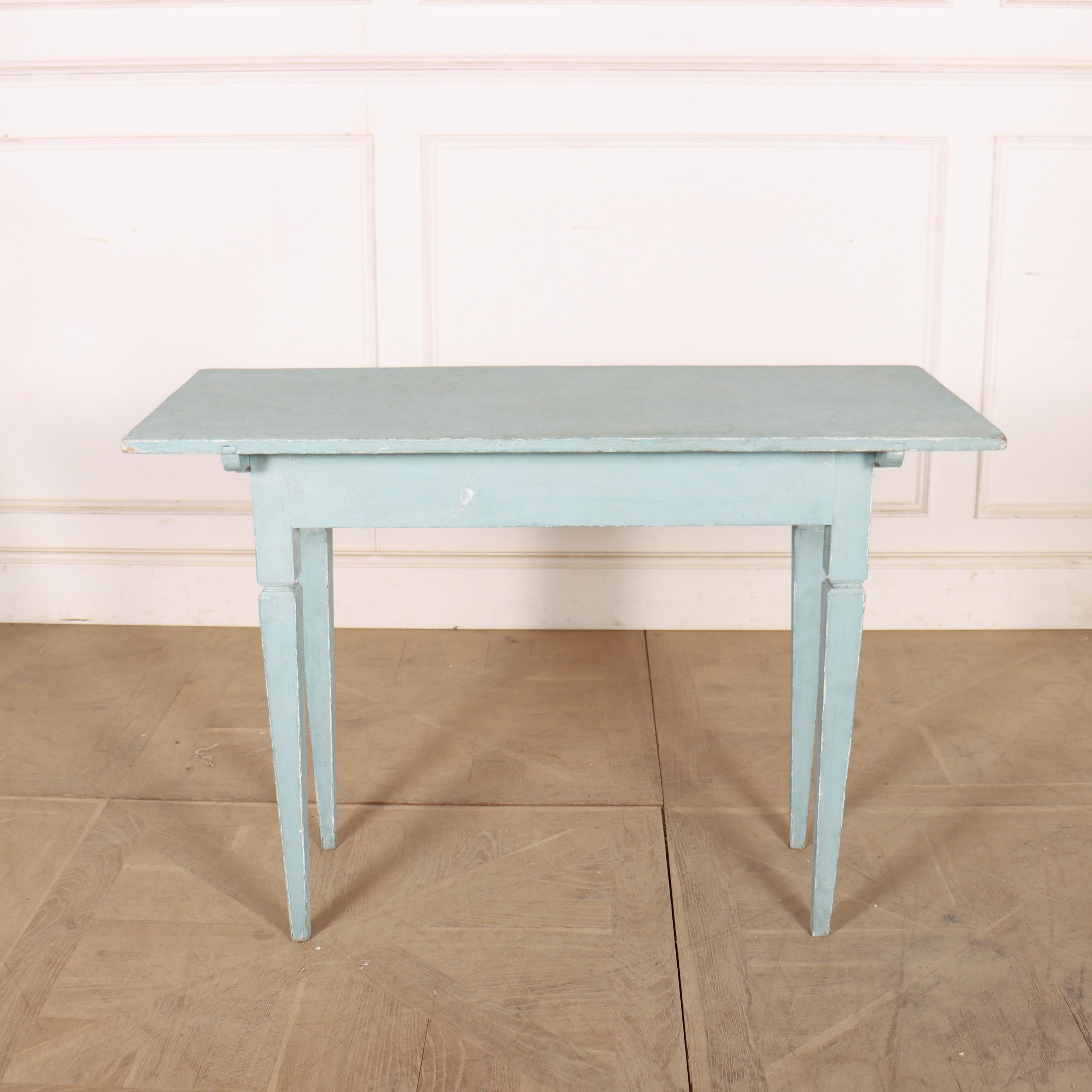Swedish Painted Lamp Table For Sale 4