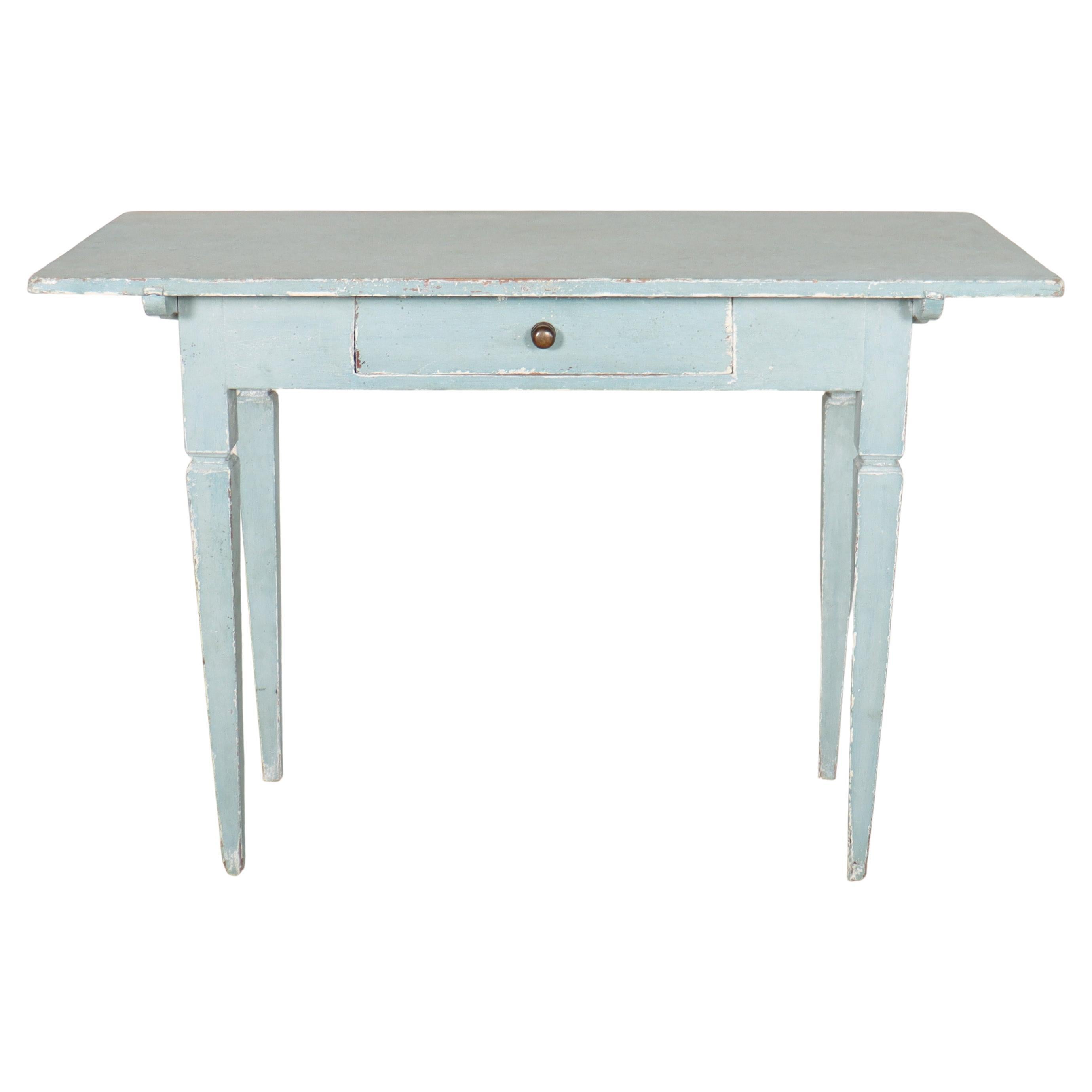 Swedish Painted Lamp Table
