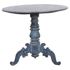 Swedish Painted Lamp Table