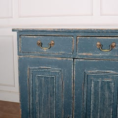 Swedish Painted Linen Cupboard