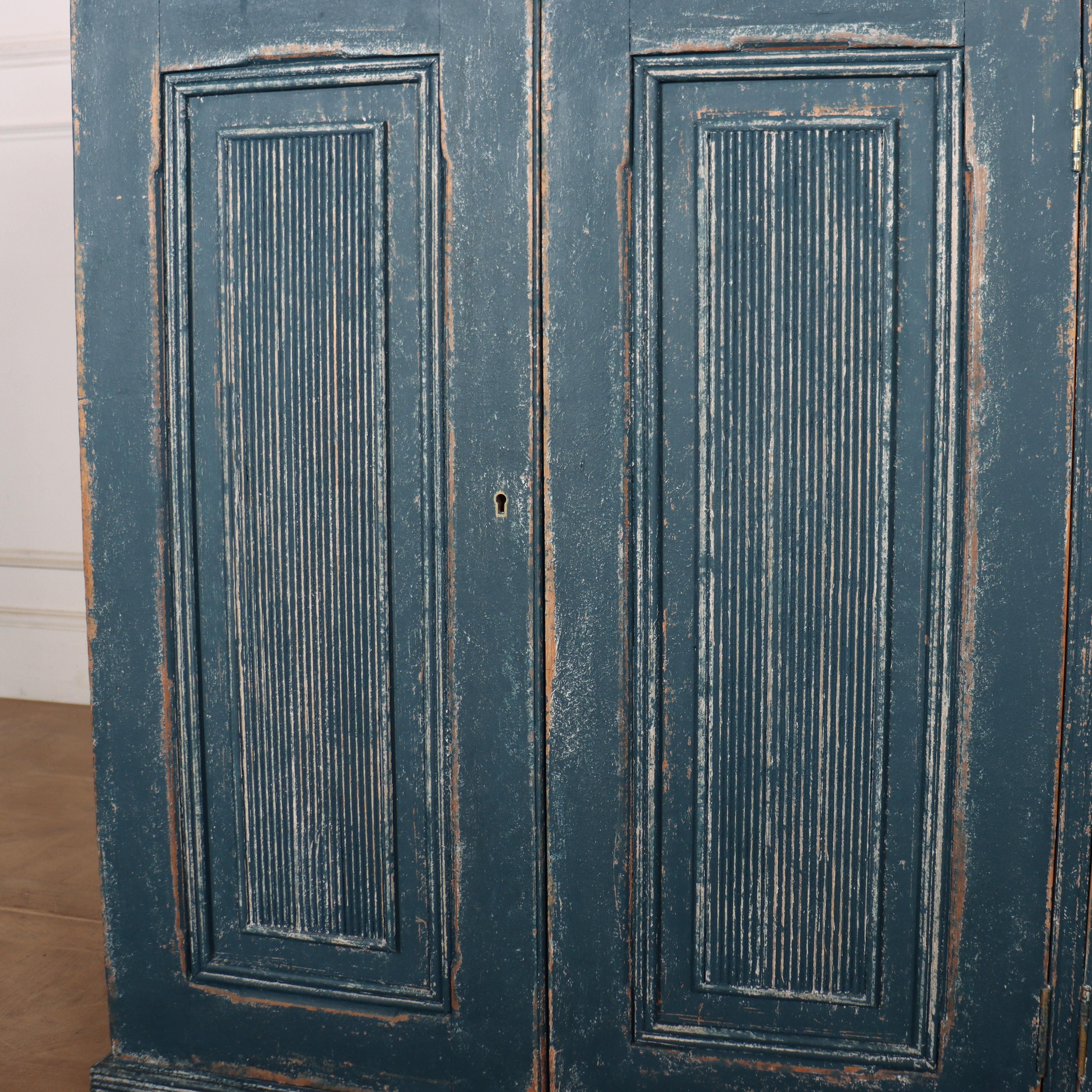 Swedish Painted Linen Cupboard For Sale 1