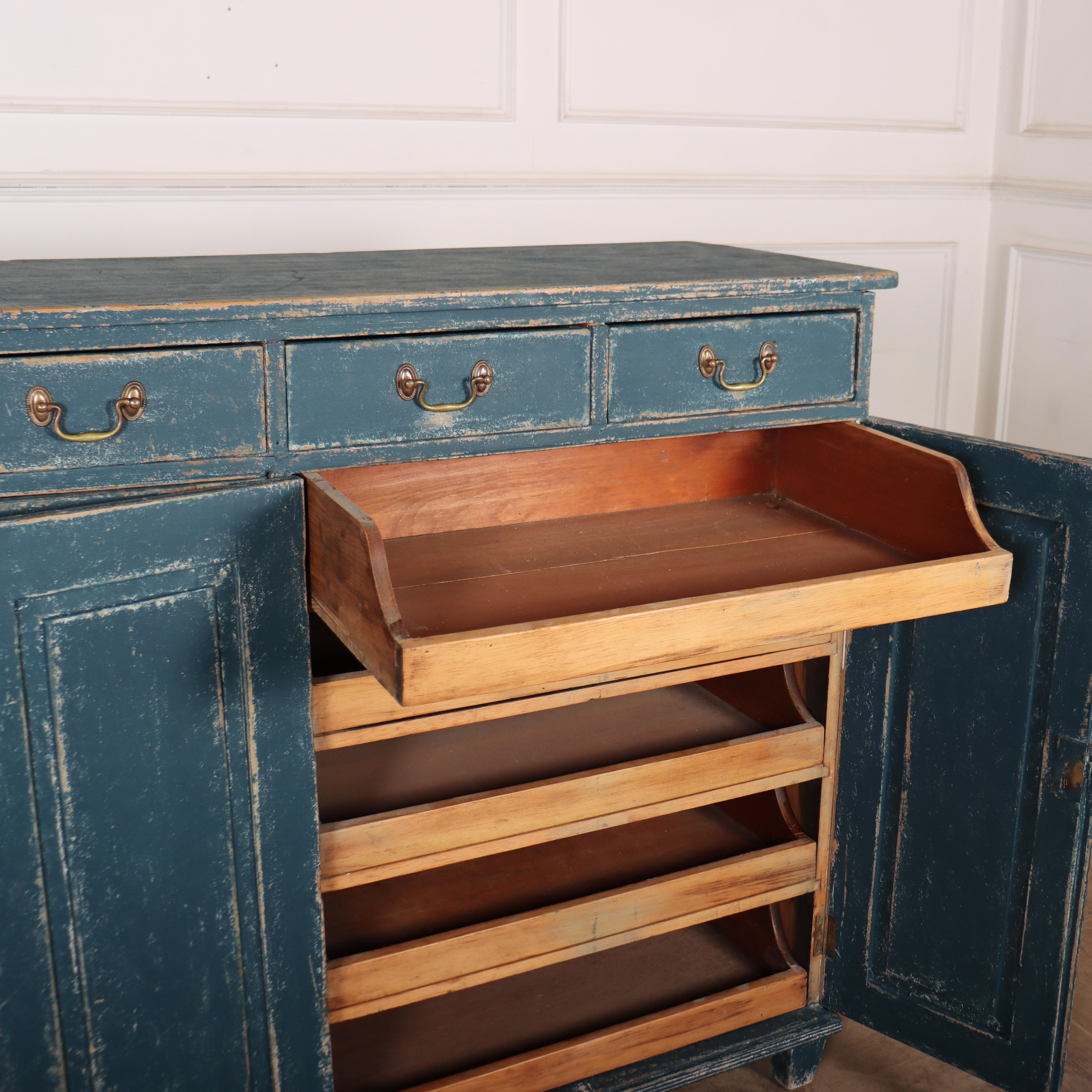 Swedish Painted Linen Cupboard For Sale 4