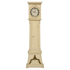 Schwedische bemalte Standuhr