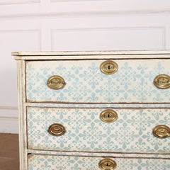 Swedish Painted Oak Commode