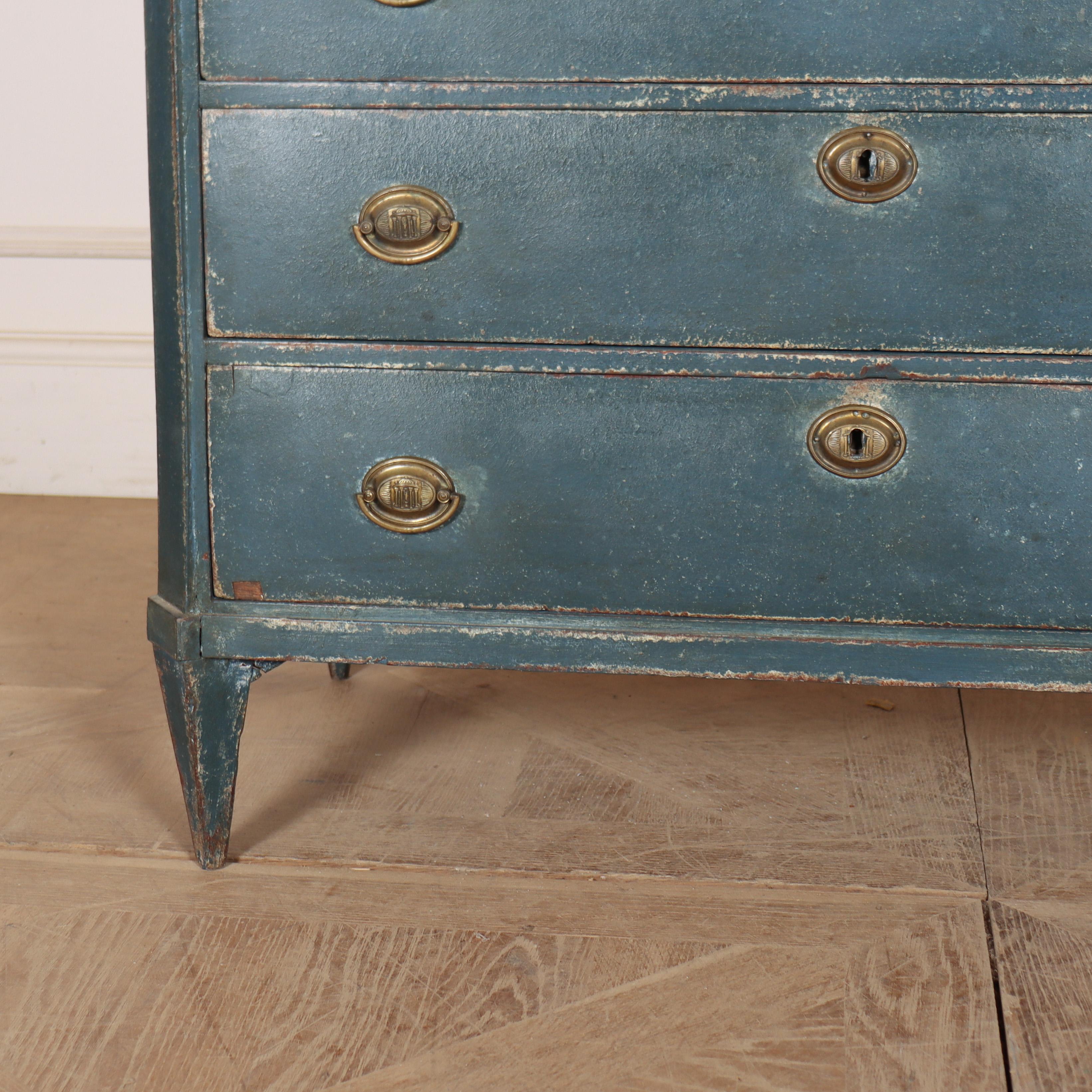 Swedish Painted Oak Commode For Sale 1