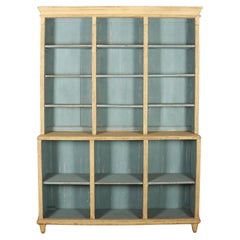 Swedish Painted Open Bookcase